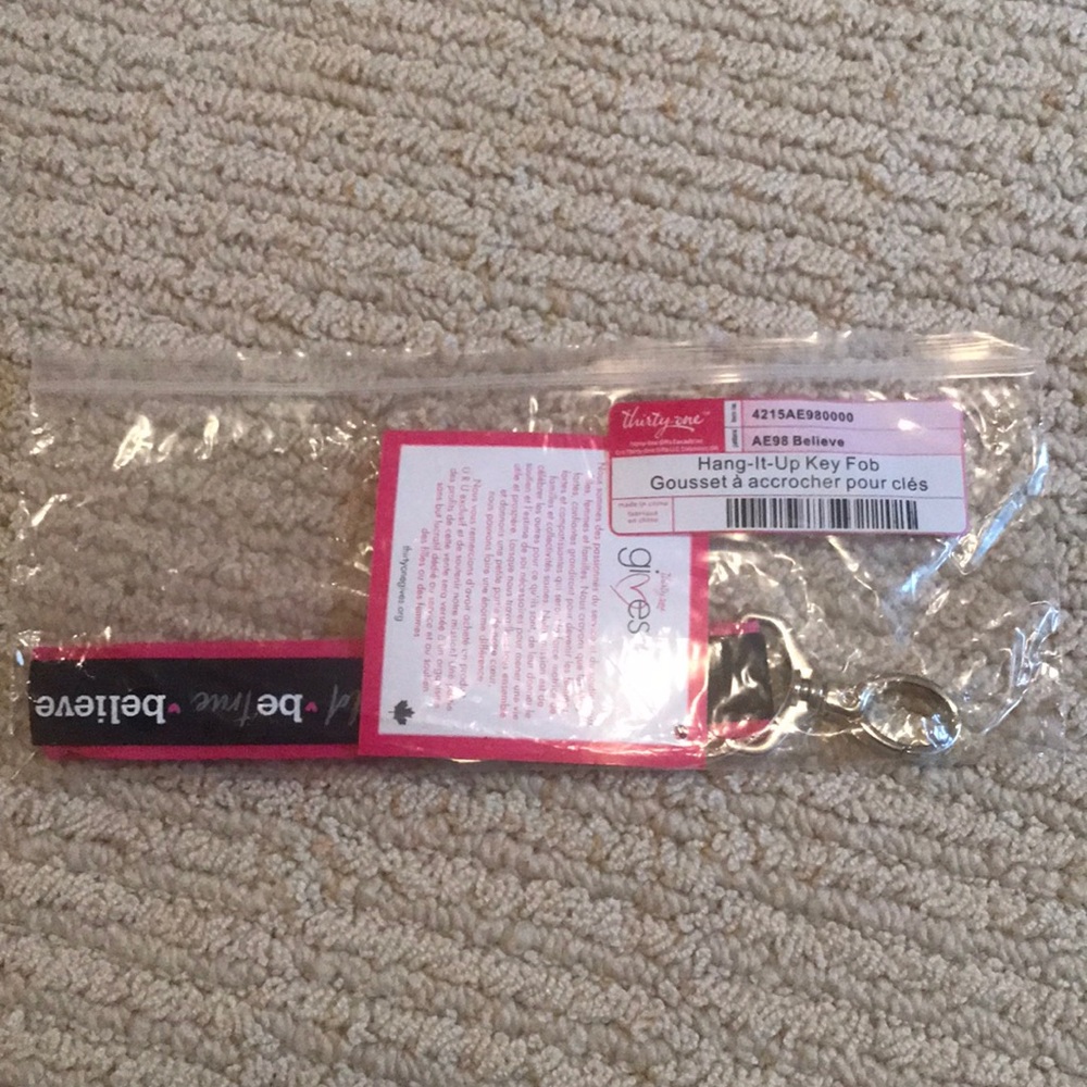Hang it up key fob thirty-one NEW